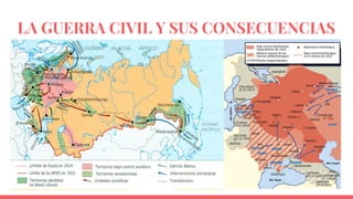 LA GUERRA CIVIL Y SUS CONSECUENCIAS
 