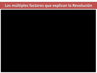 Los múltiples factores que explican la Revolución
 