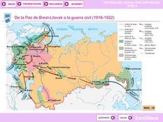 De la Paz de Brest-Litovsk a la guerra civil (1918-1922) ‏ DOC. 15 