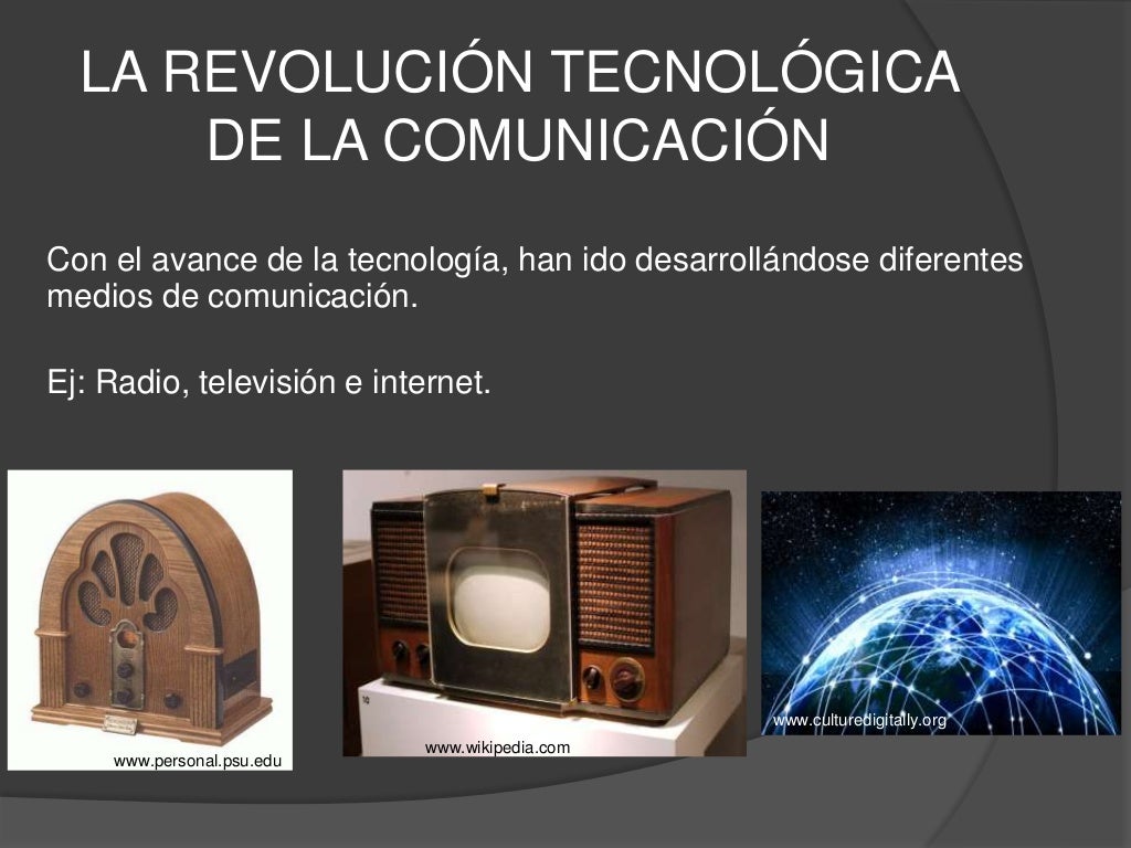 La revolución tecnológica La revolución tecnológica