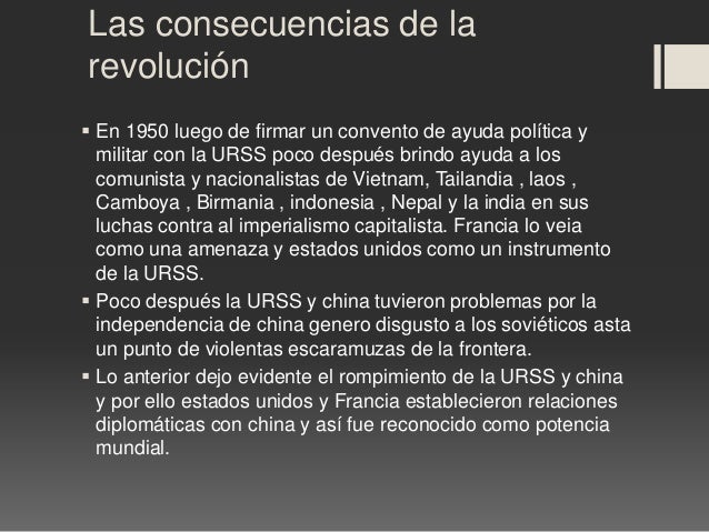 La revolucion china y la revolucion cubana.