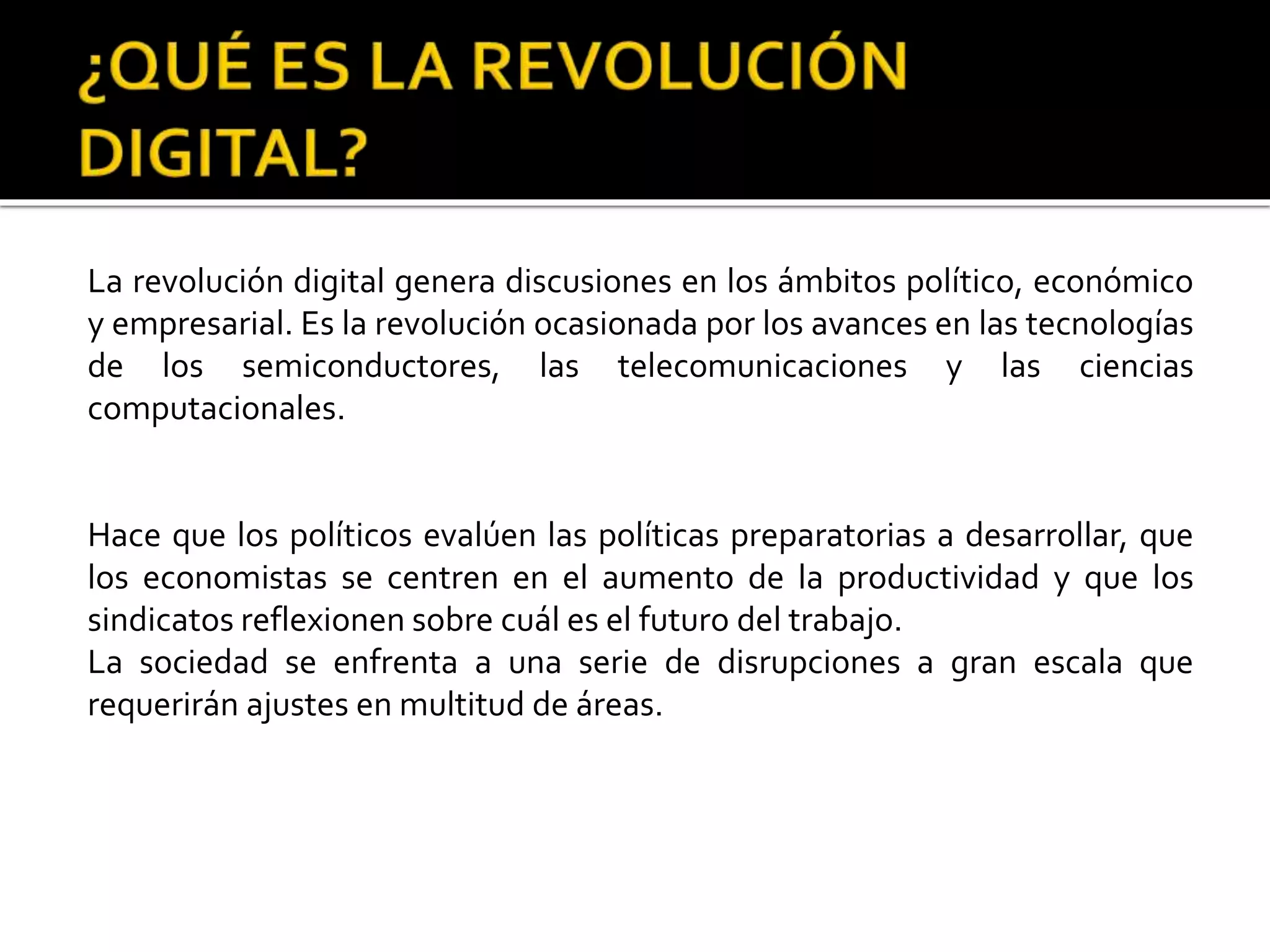 La revolucion digital | PPT