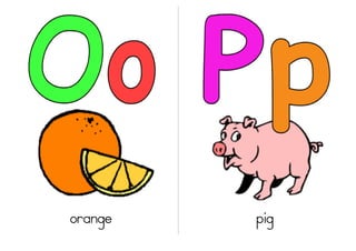 orange   pig
 