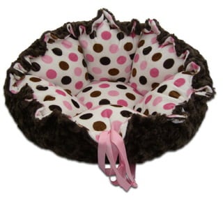 Puppy Pawd Dog Beds, Neopolitan Reversible Dog Bed 