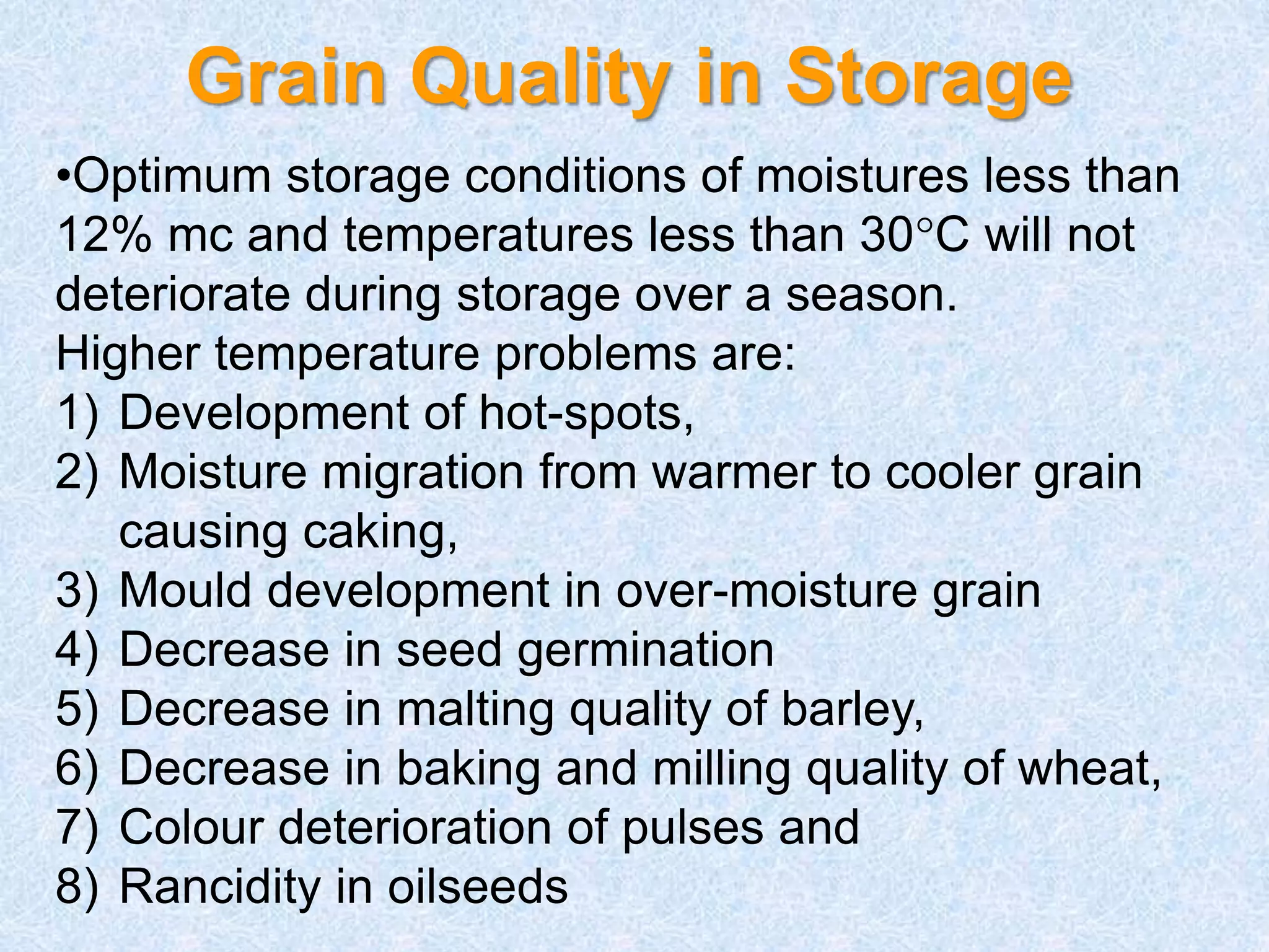 Large capacity temporary grain storage structures for food grains | PPT