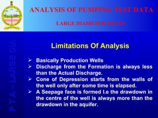 Well Dia Program Large Dia Well Tests | PPT
