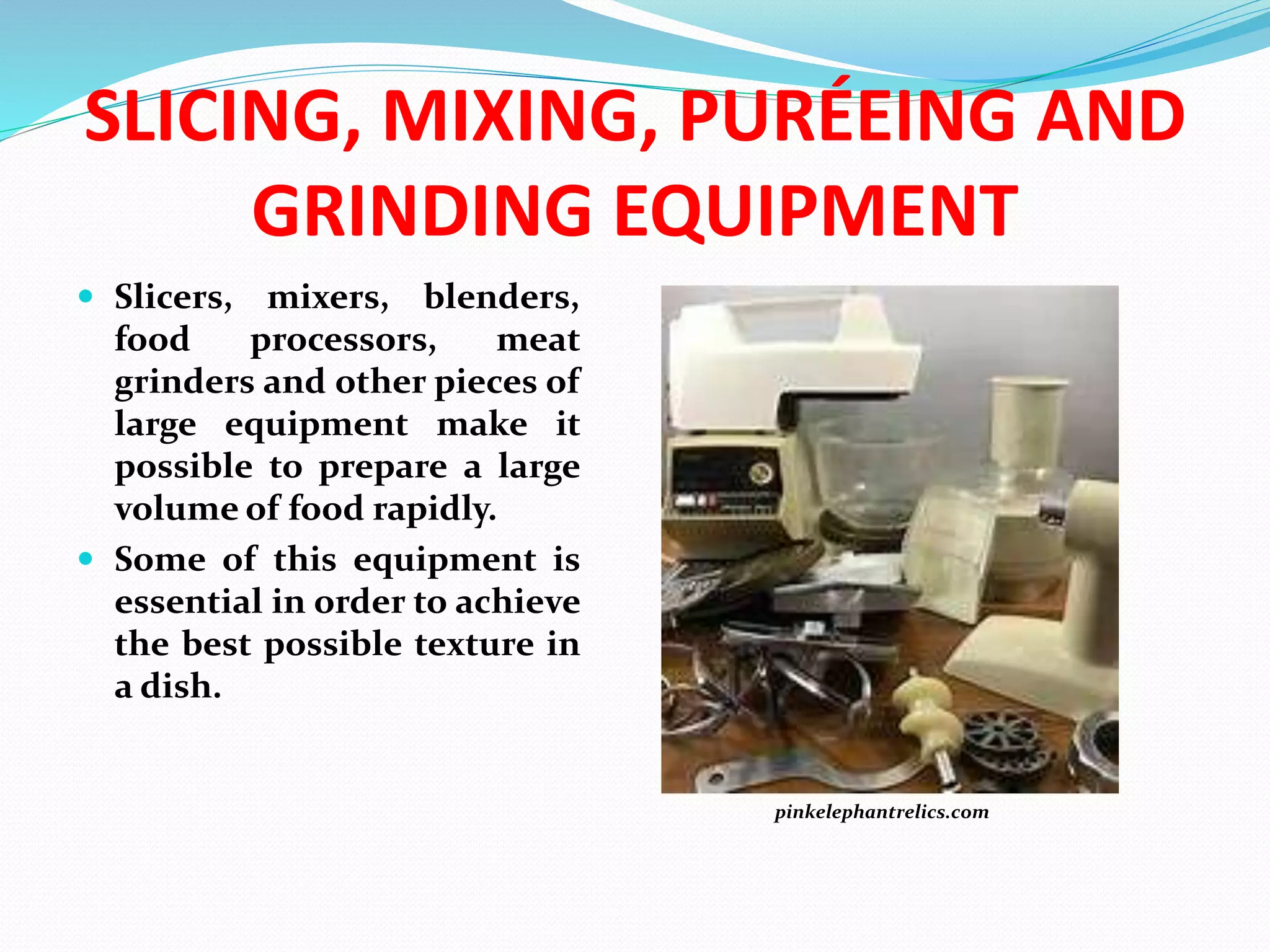 Large Equipment in the Kitchen | PPTX