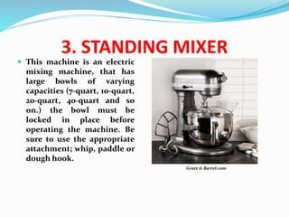 Large Equipment in the Kitchen | PPTX