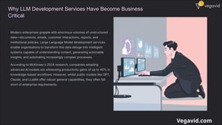 Large Language Model development services | PPTX