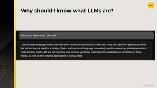 Large Language Models Llms Level 3 Slides Pdf Large Language Models Llms Level 3 Slides Pdf