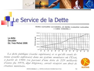 Le Service de la Dette www.katao.fr / www.revenu-existence.info La dette Derudder Ed. Yves Michel 2008 