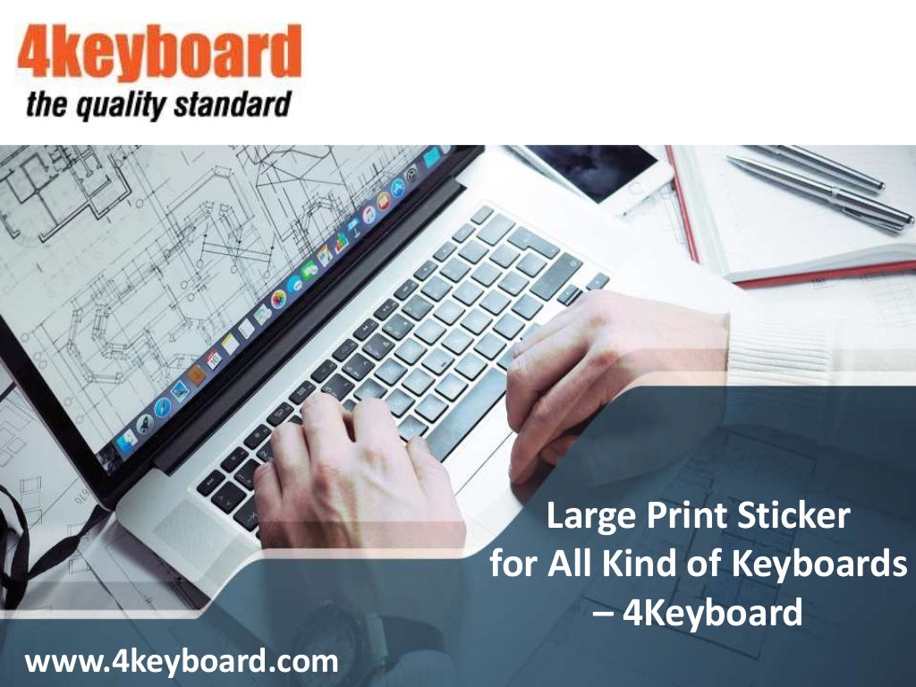 Large Print Sticker for All Kind of Keyboards 4keyboard