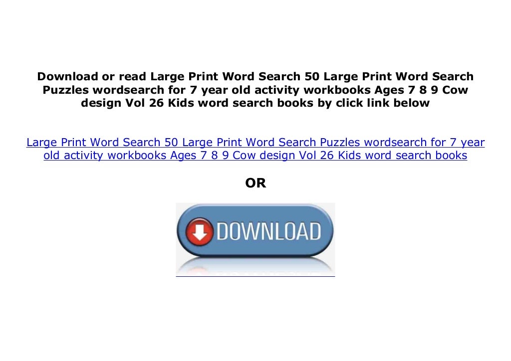 E-BOOK_PAPERBACK LIBRARY Large Print Word Search 50 Large Print Word