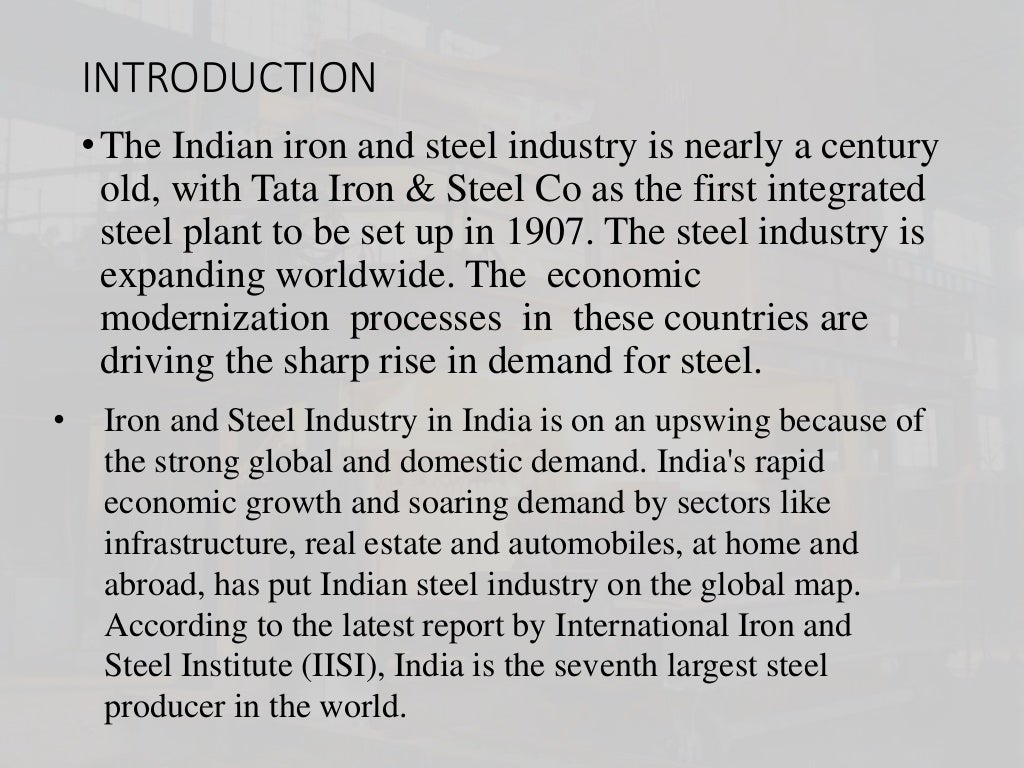 Large scale industry