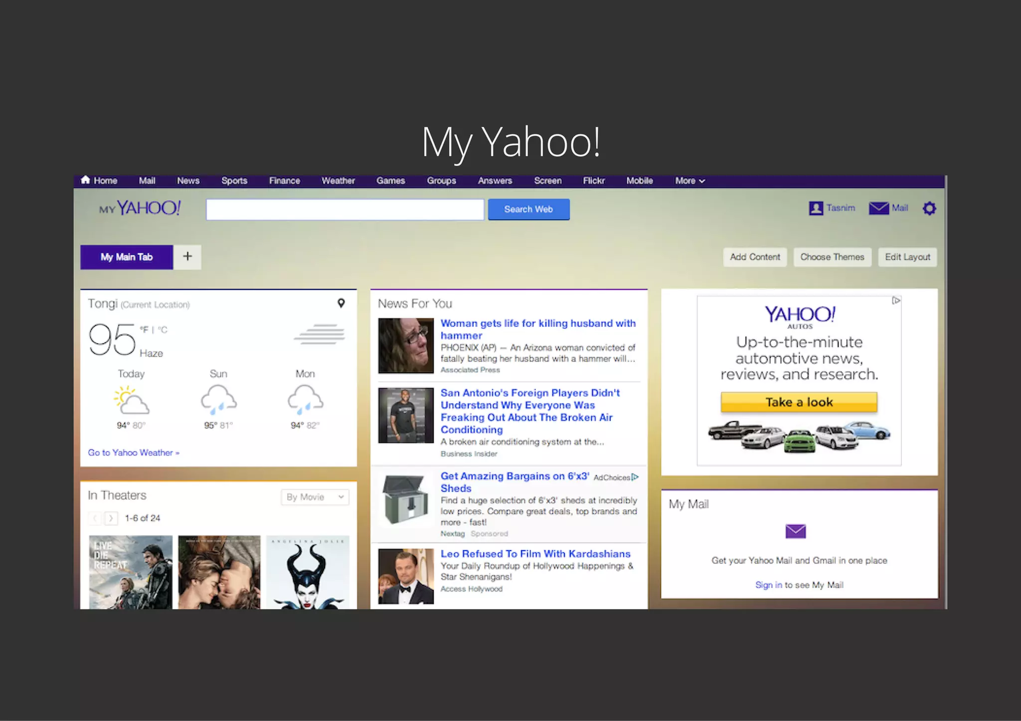 My Yahoo!
 