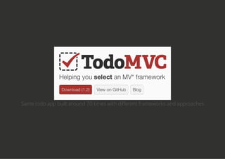Same todo app built around 70 times with different frameworks and approaches
 