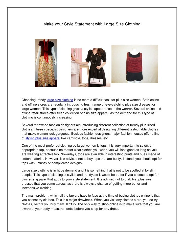 plus size clothes shopping