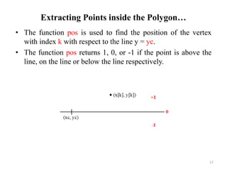 An Algorithm to Find the Largest Circle inside a Polygon | PPTX