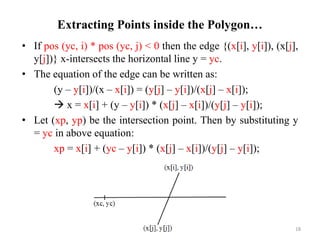 An Algorithm to Find the Largest Circle inside a Polygon | PPTX