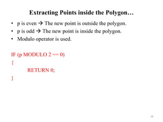 An Algorithm to Find the Largest Circle inside a Polygon | PPTX