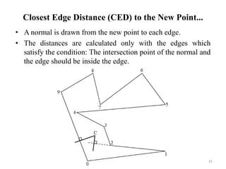 An Algorithm to Find the Largest Circle inside a Polygon | PPTX