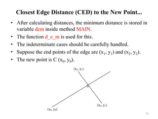 An Algorithm to Find the Largest Circle inside a Polygon | PPTX