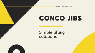 Largest Material Handling Equipment Company | Conco Jibs