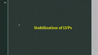 z
Stabilization of LVPs
39
 