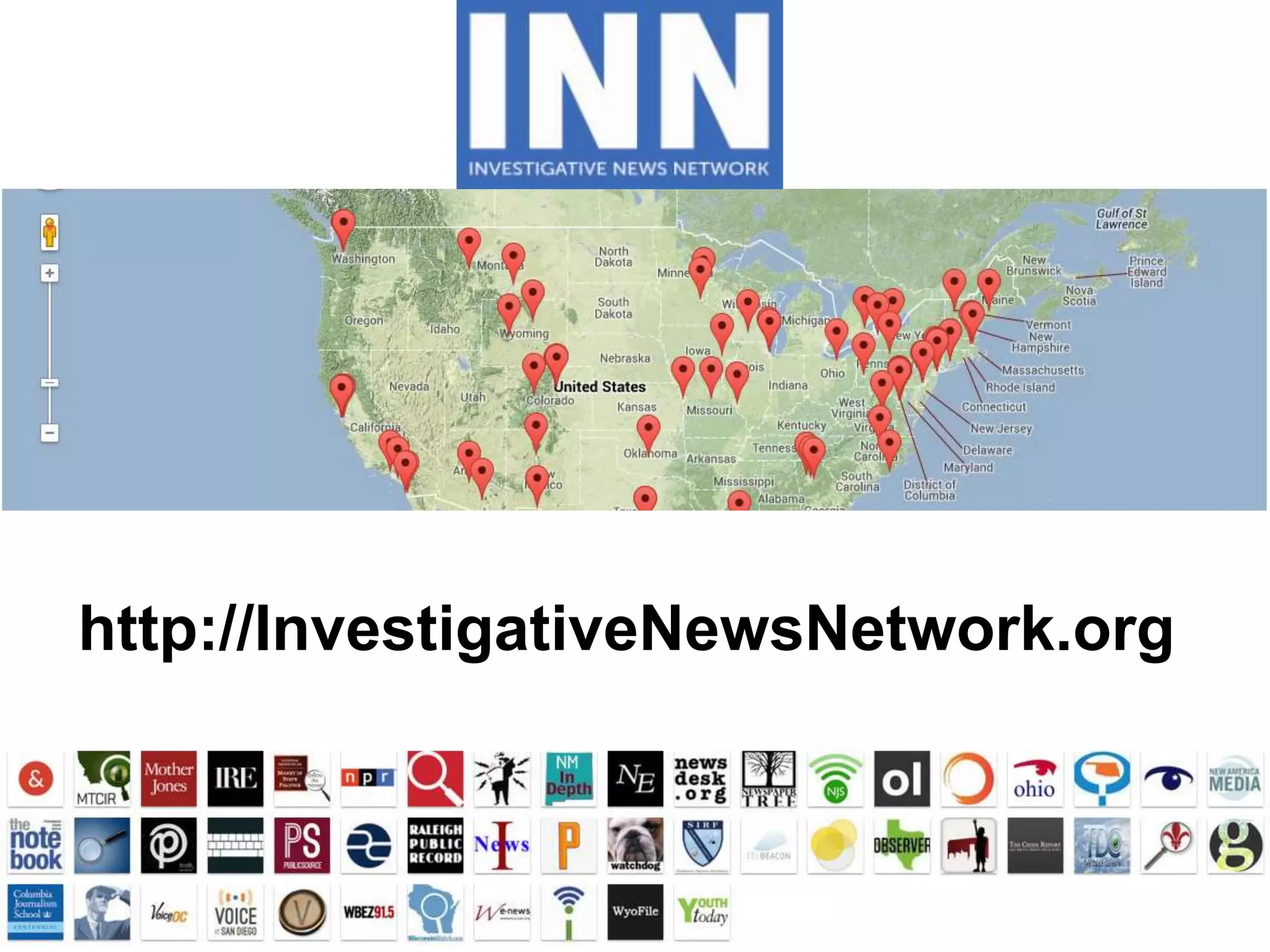 Today: 86 Members
http://InvestigativeNewsNetwork.org
 