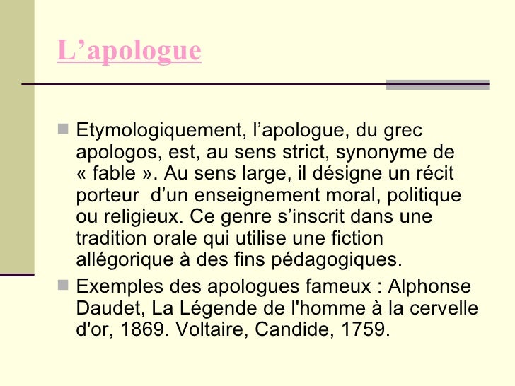 Quelle Est La Différence Entre Apologue Et Fable – JJPHOE