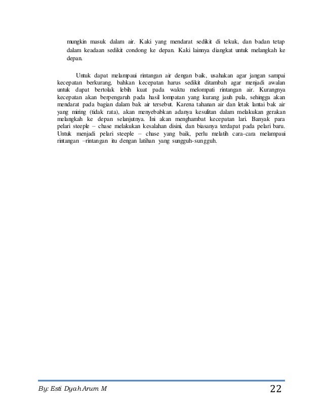 Makalah Olahraga Lari 