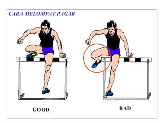 CARA MELOMPAT PAGAR
GOOD BAD
 