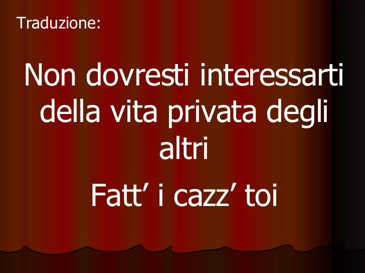 cazzo