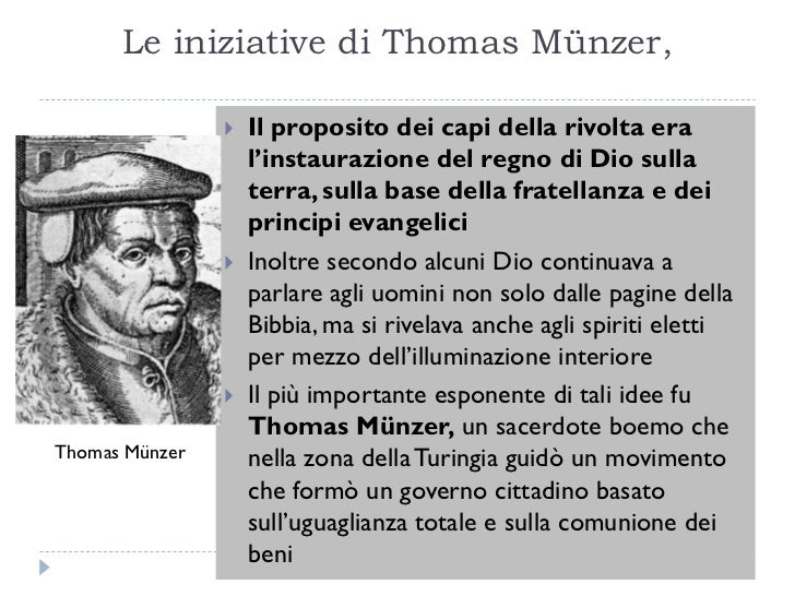 muntzer, riforma