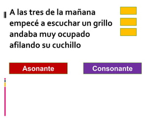 La rima | PPTX