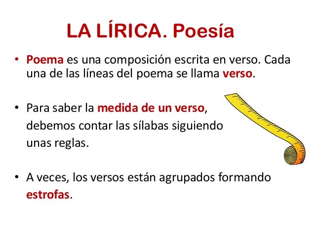 La rima y la métrica 6º