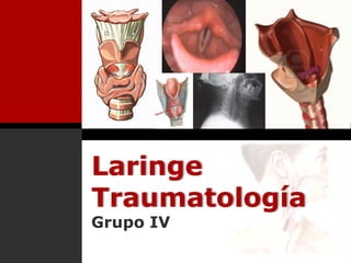 LOGO




       Laringe
       Traumatología
       Grupo IV
 