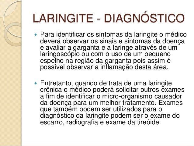 Laringite causas, sintomas e tratamento