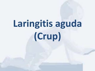 Laringitis aguda
     (Crup)
 