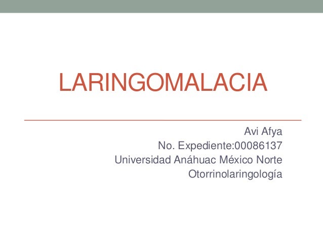 Laringomalacia