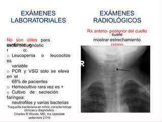 Traqueitis Rx Laringotraqueitis bacteriana | PPTX
