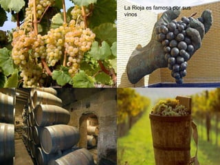 La  R ioja es famosa por sus vinos  