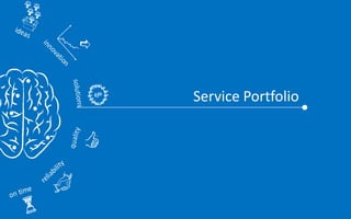 Service Portfolio
 