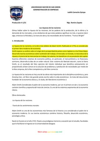 La riqueza de las naciones | PDF