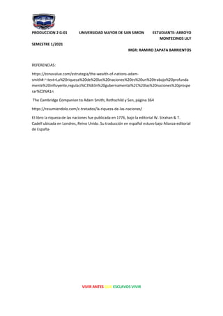 La riqueza de las naciones adam smith | PDF