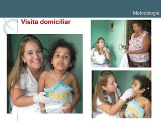 Metodologia
Visita domiciliar
 