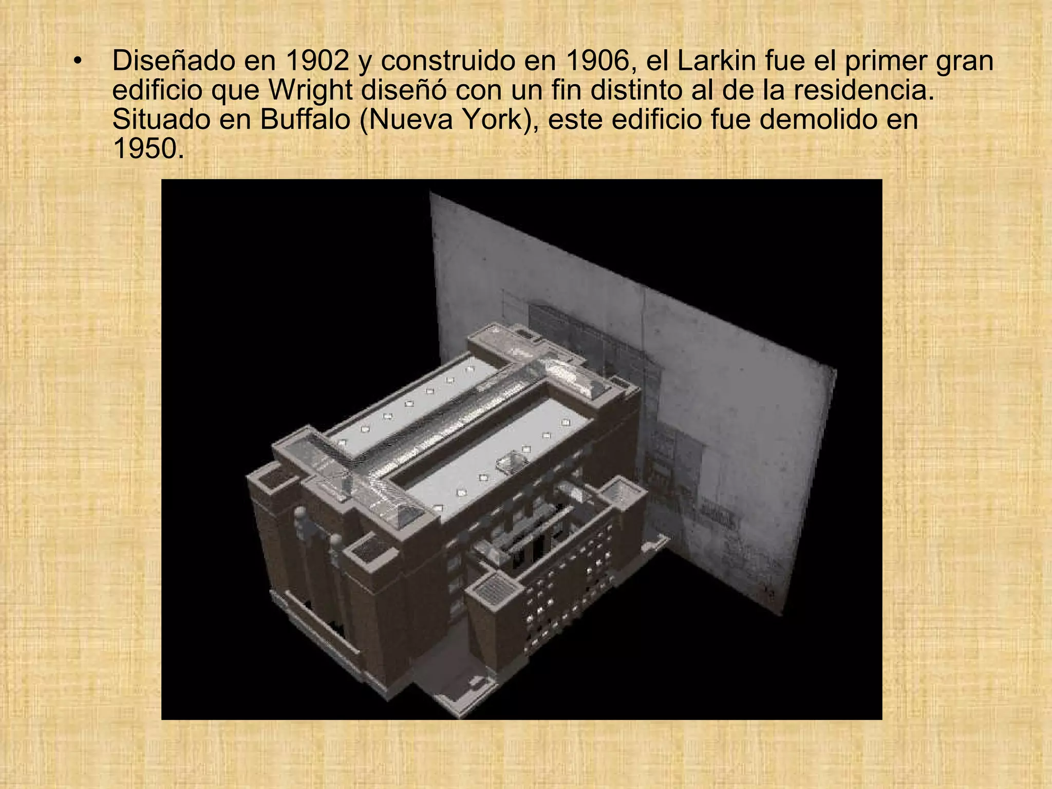 Larkin Building Isometric Edificio Larkin Frank Lloyd Wright Casa De La Cascada | Fallingwater
