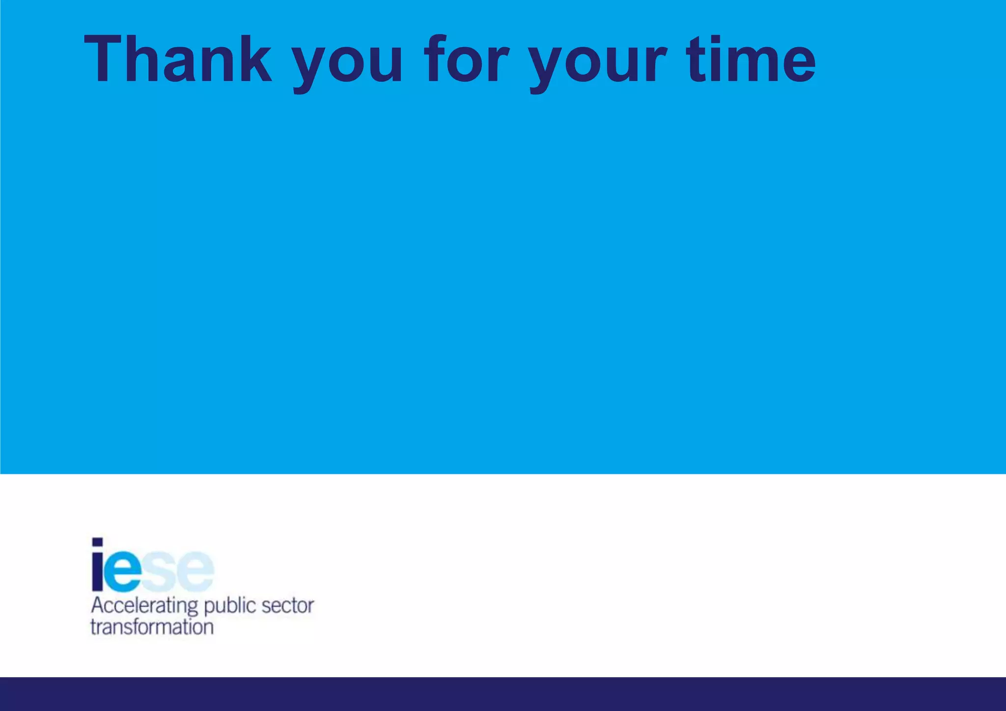 Thank you for your time