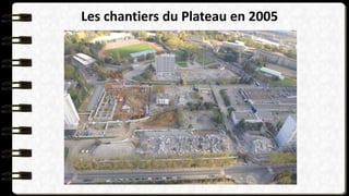 Les chantiers du Plateau en 2005
 