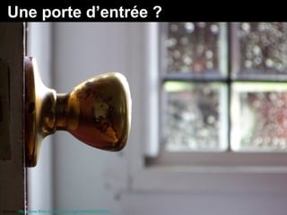 Une porte d’entrée ?




Source : http://www.flickr.com/photos/criggchef/2665328223/
 